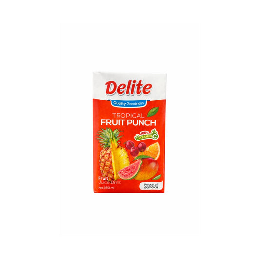 DELITE TROPICAL FRUIT PUNCH 250ML
