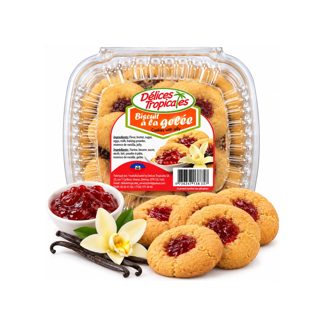 DELICES TROPICALES BISCUIT A LA GELEE 7OZ