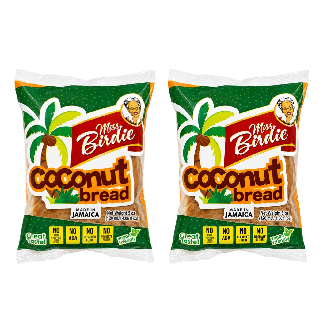 MISS BIRDIE COCONUT BREAD 5OZ 2 PACKS