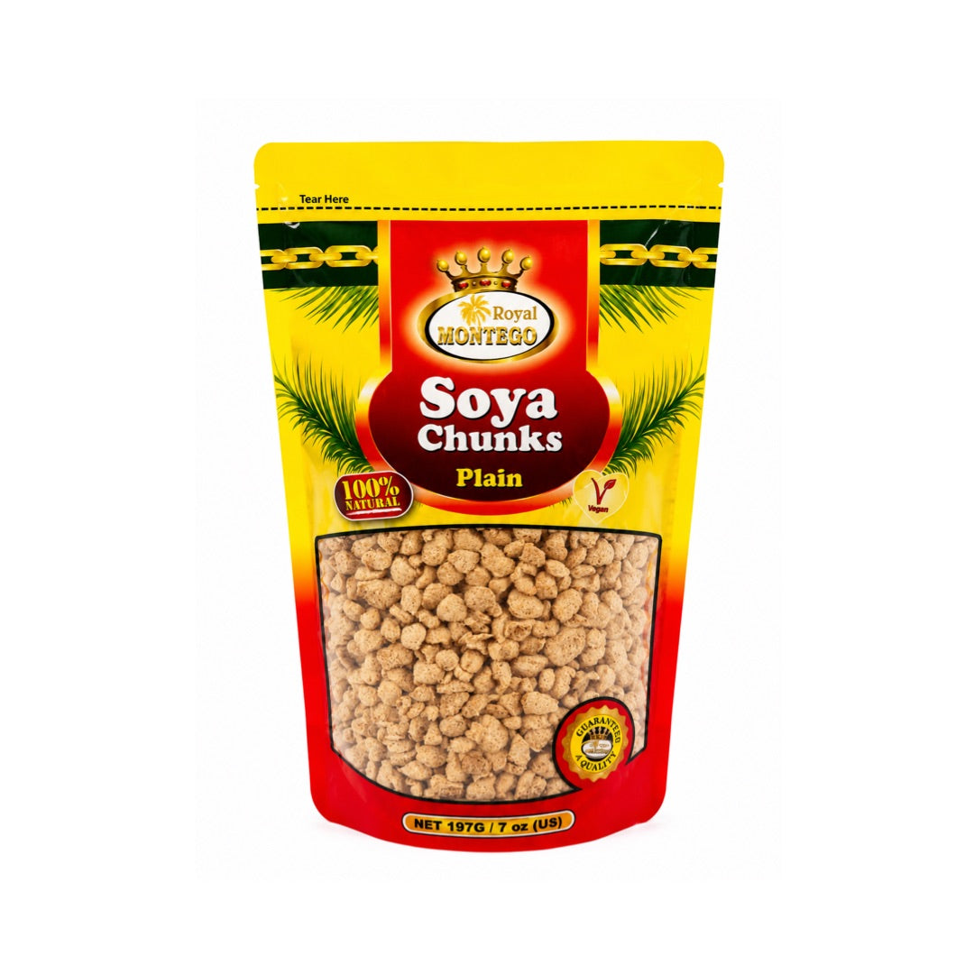 ROYAL MONTEGO SOYA CHUNKS PLAIN 7OZ
