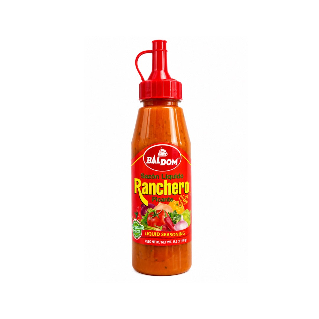 BALDOM SAZON LIQUIDO RANCHERO PICANTE 15.5OZ – Caribbspice