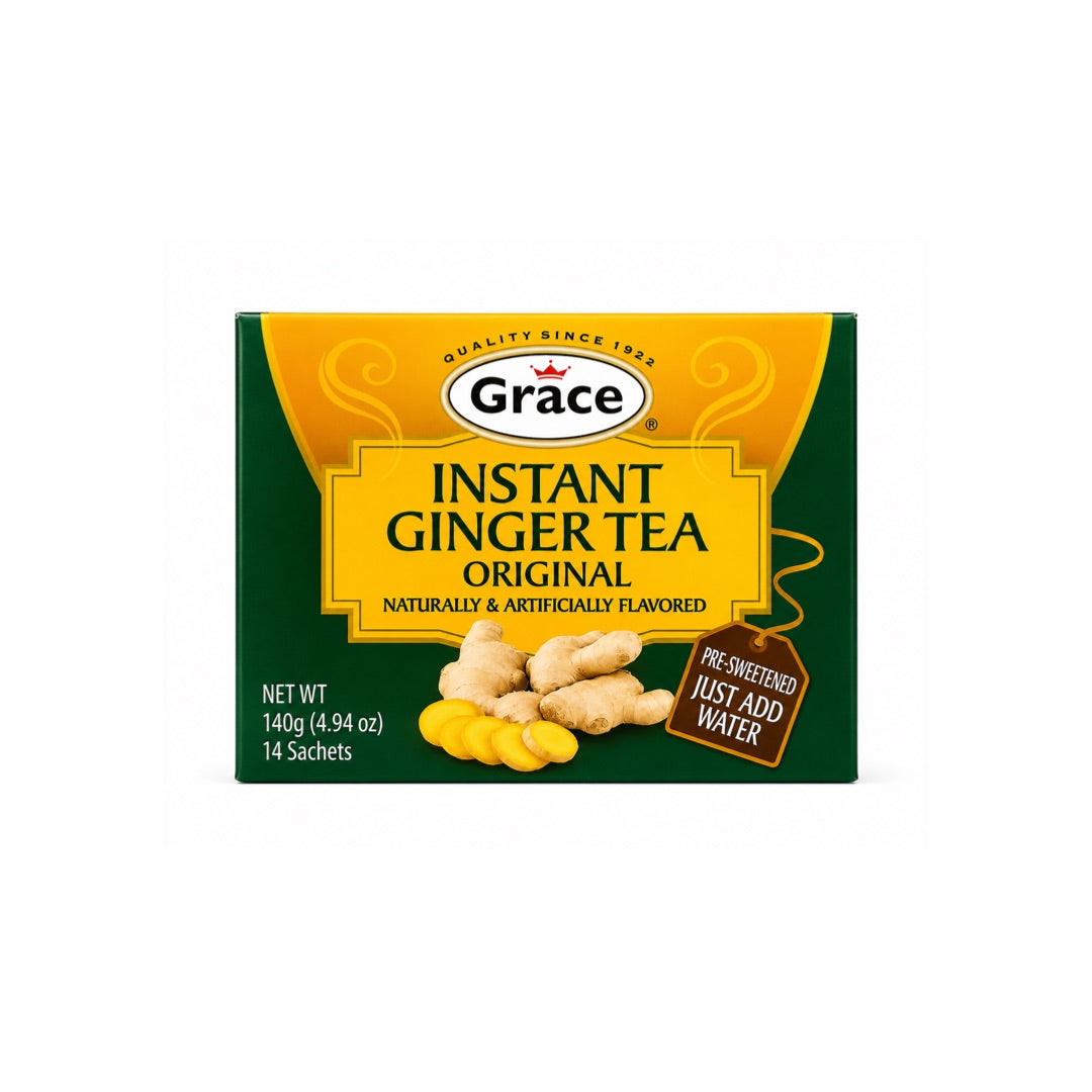 GRACE INSTANT GINGER TEA ORIGINAL 14 SACHETS 4.94OZ