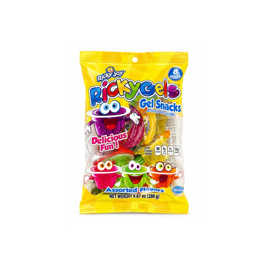 RICKY JOY GEL SNACKS ASSORTED FLAVORS 9.87OZ