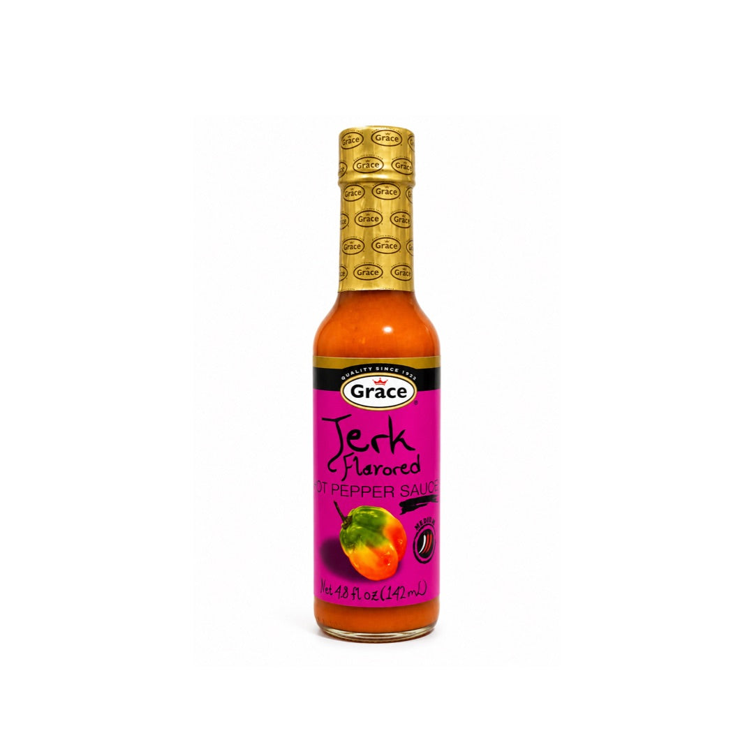 GRACE JERK FLAVORED HOT PEPPER SAUCE 4.8OZ