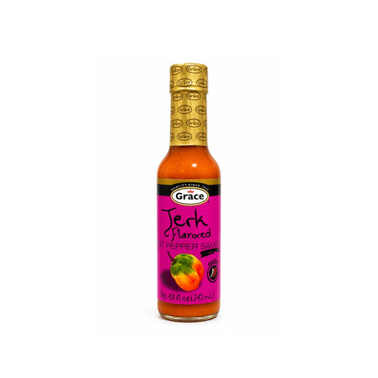 GRACE JERK FLAVORED HOT PEPPER SAUCE 4.8OZ