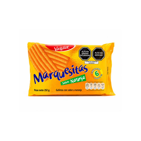 VICTORIA MARQUESITAS NARANJA 6PK 252G