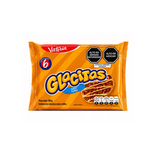 VICTORIA GLACITAS TOFFEE 6PK 180G