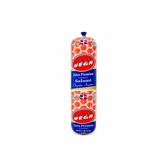 SUPER VEGA EXTRA PREMIUM COOKED SALAMI 1LB